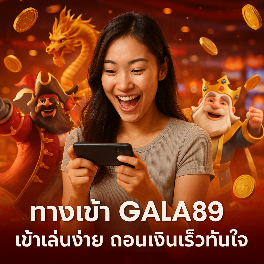 ทางเข้า GALA89 เข้าเล่นง่าย ถอนเงินเร็วทันใจ