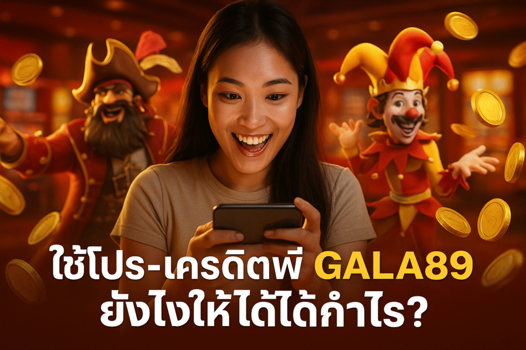 ใช้โปร-เครดิตฟรี GALA89 ยังไงให้ได้กำไร?