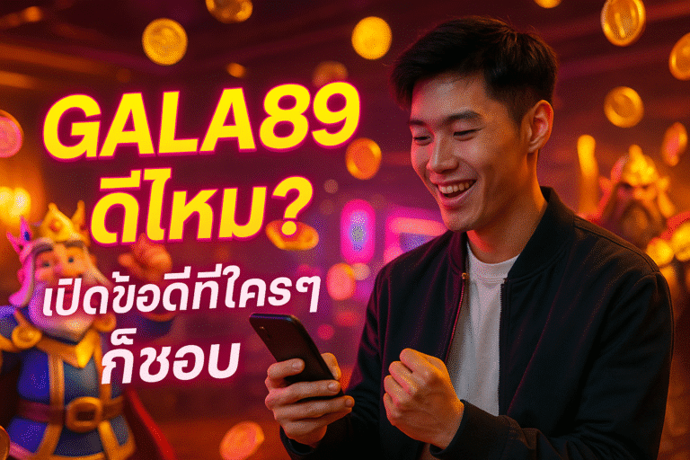 GALA89 ดีไหม? เปิดข้อดีที่ใครๆ ก็ชอบ