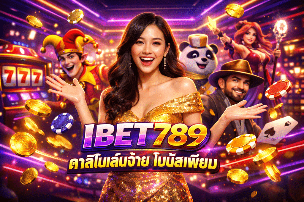 IBET789 คาสิโนเล่นง่าย โบนัสเพียบ