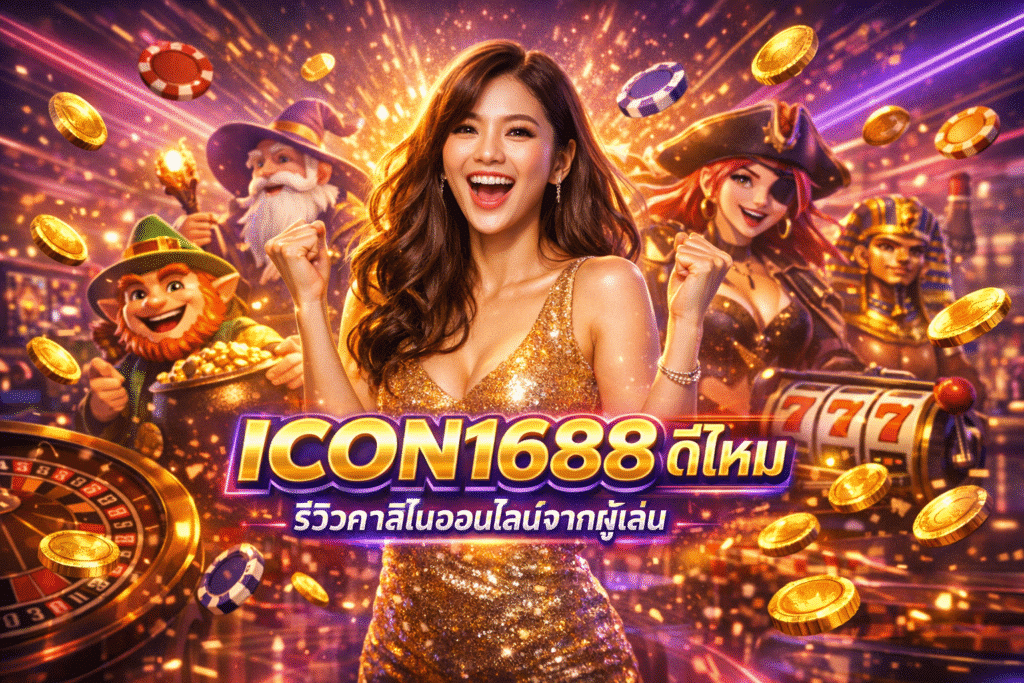 ICON1688 ดีไหม รีวิวคาสิโนออนไลน์จากผู้เล่น