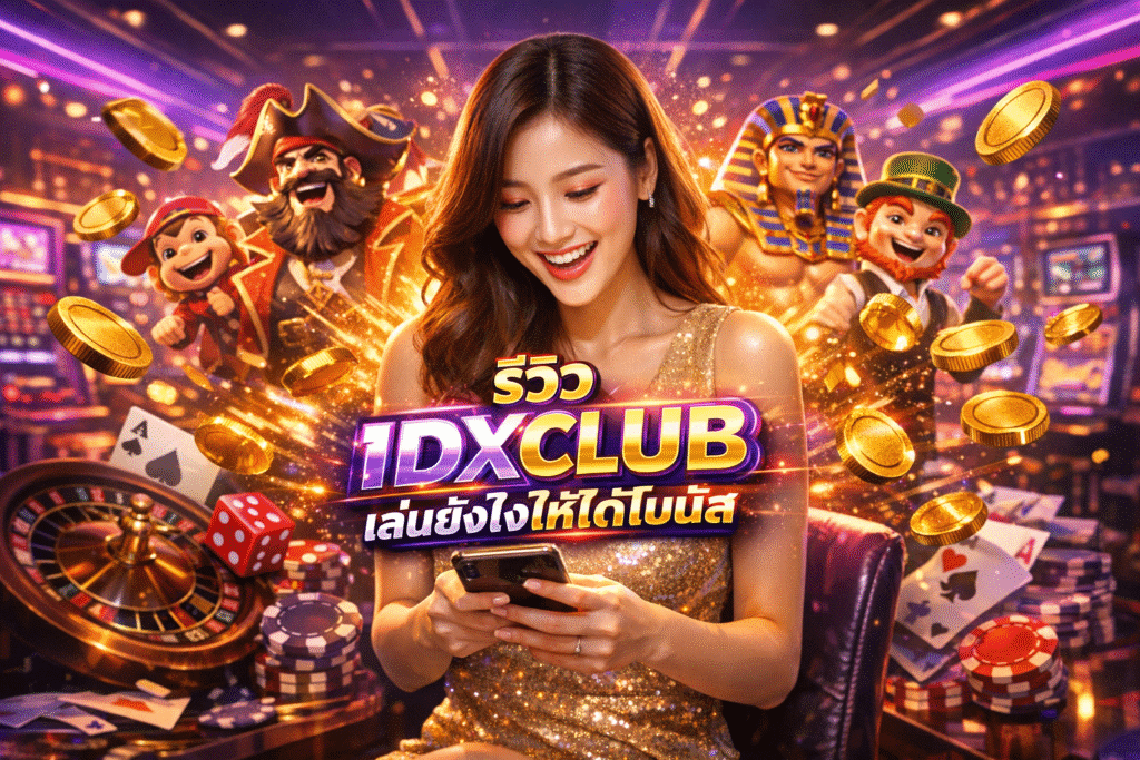 รีวิว IDXCLUB เล่นยังไงให้ได้โบนัส